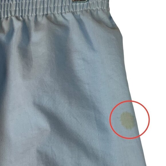 Vintage Sears Pajama Set Top Shorts Mens Size Medium Light Blue Polyester Blend - Picture 8 of 8